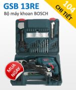 Bộ máy khoan 100 chi tiết Bosch GSB 13RE (650W)