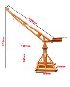 Khung cẩu 800kg xoay 360 độ